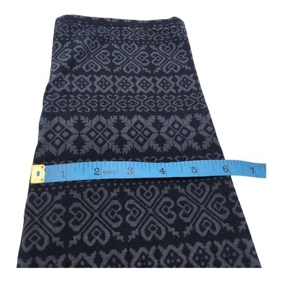 AMERICAN EAGLE Super Stretch Jegging Womens Sz 12 Fair Isle Print Blue Gray - Picture 7 of 12